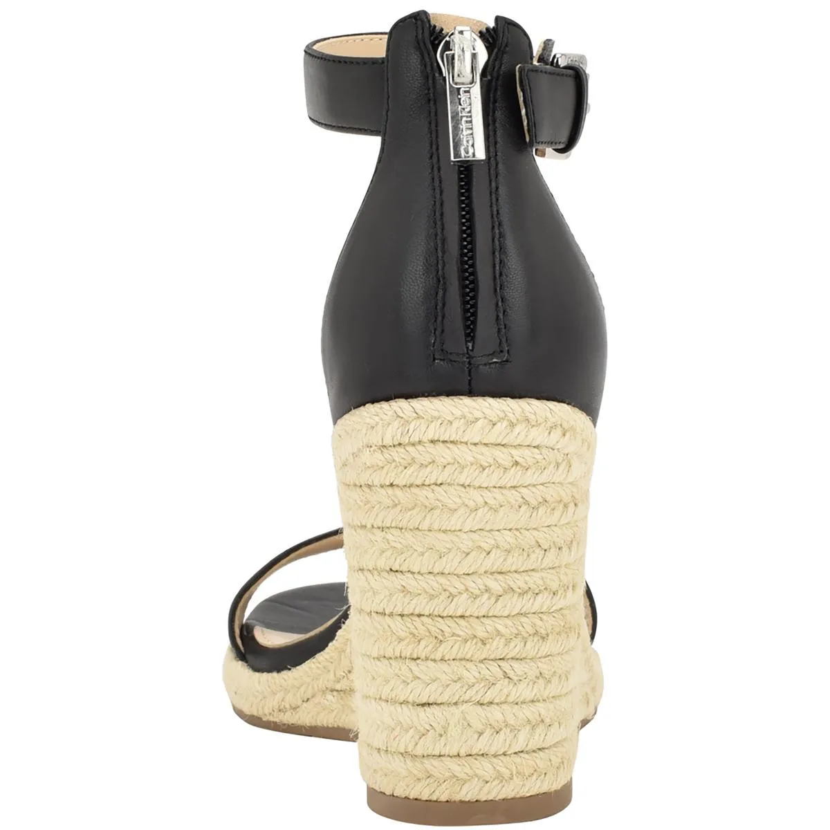 NOSHELA Womens Leather Open Toe Wedge Sandals