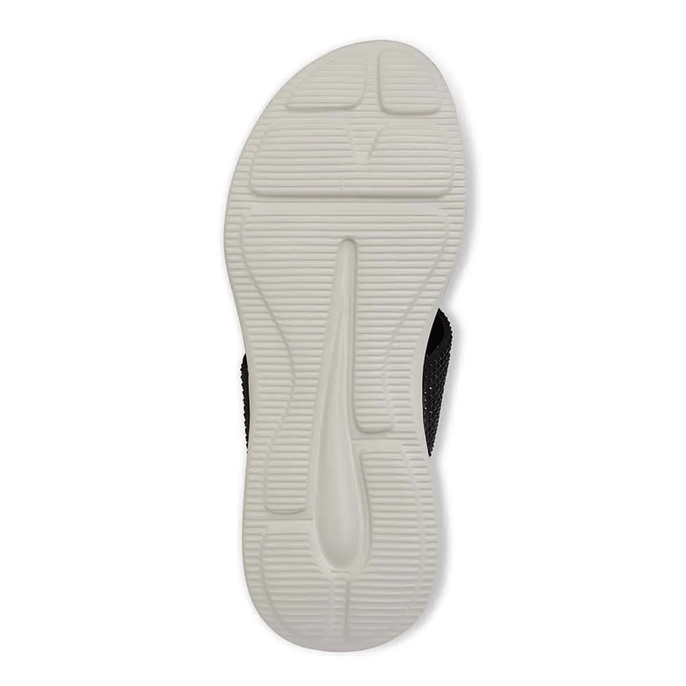 Novato Slide in Black Diamante