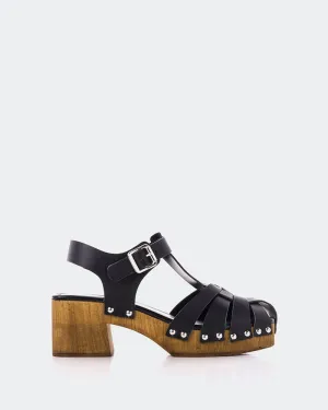 Oline Black Leather