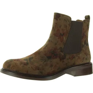 Pamella Womens Printed Man Made Chelsea Boots