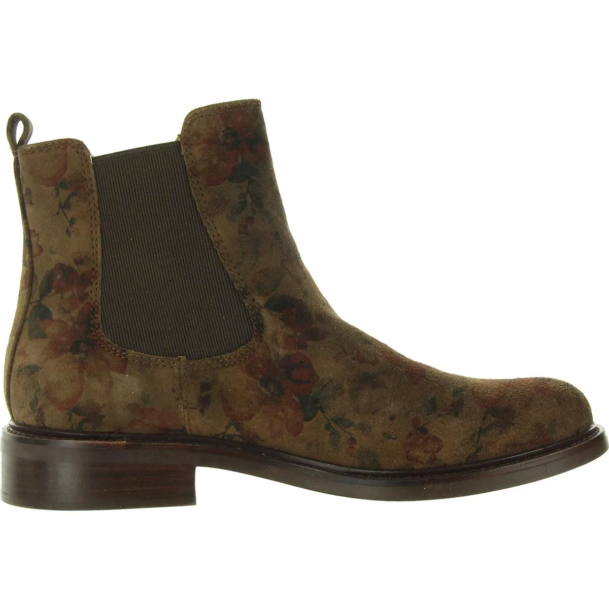 Pamella Womens Printed Man Made Chelsea Boots