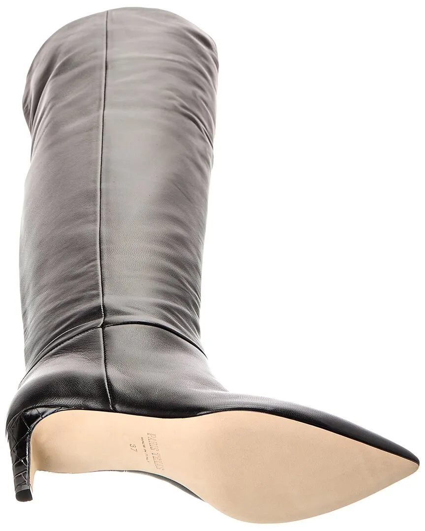 Paris Texas Stiletto Leather Over-The-Knee Boot