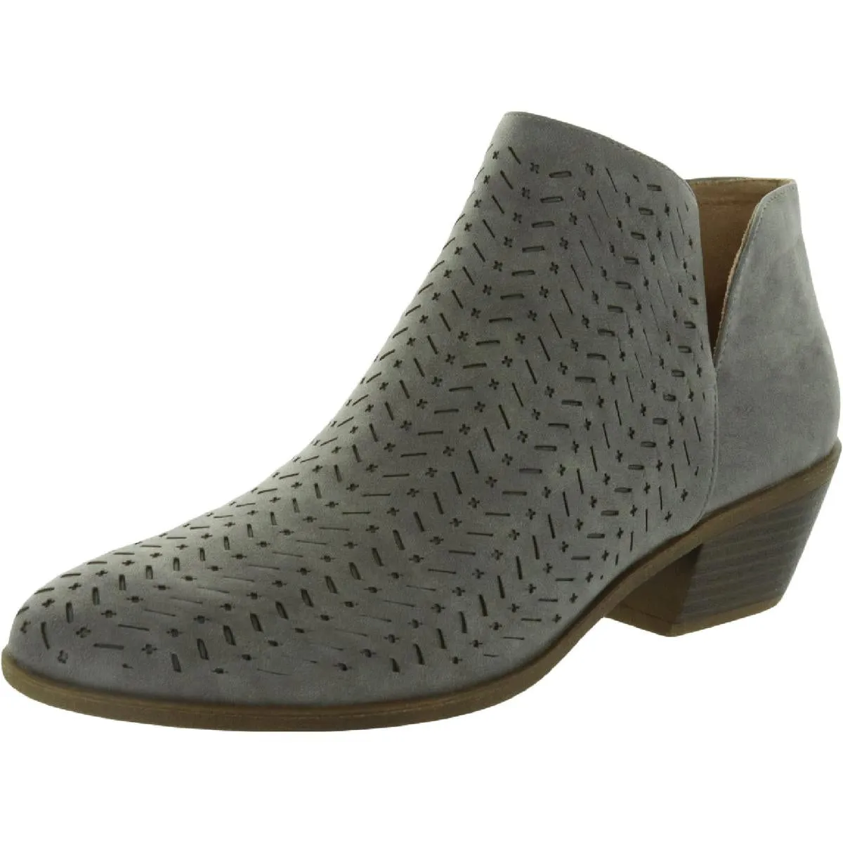 Payton Womens Faux Leather Ankle Chelsea Boots