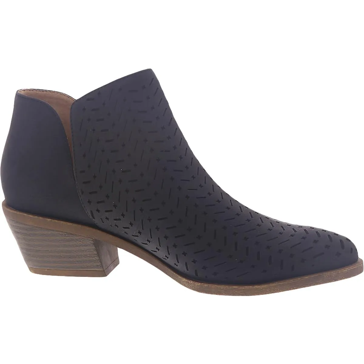 Payton Womens Faux Leather Ankle Chelsea Boots