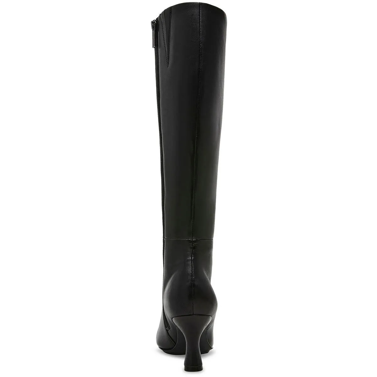 Perfection Womens Zipper Leather Knee-High Boots