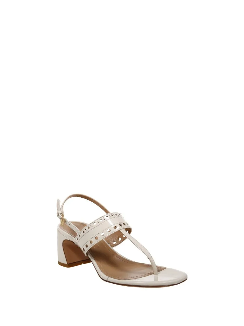 Perforated Leather Sandals