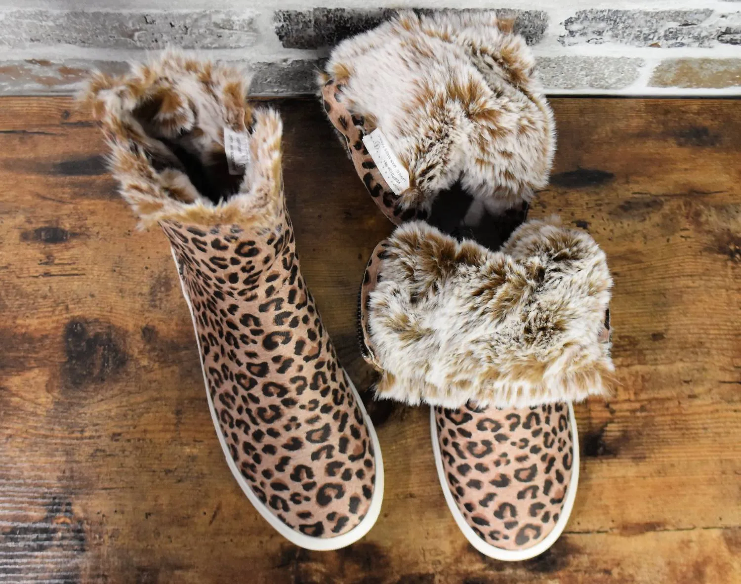 Plusher Booties In Leopard