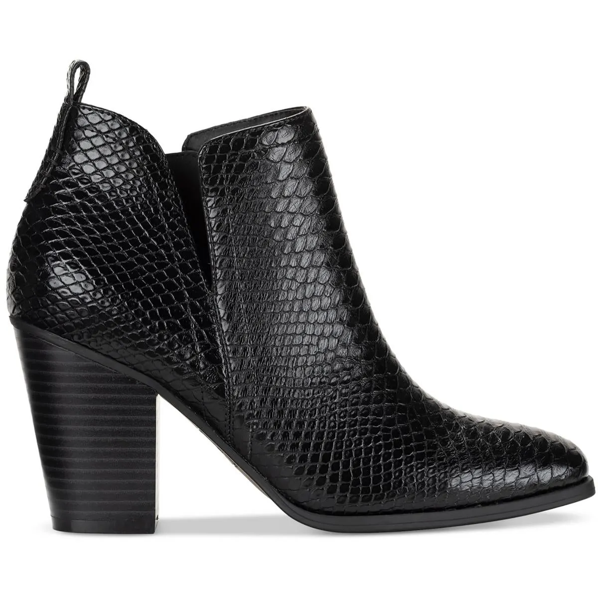 Polly Womens Faux Leather Padded Insole Ankle Boots