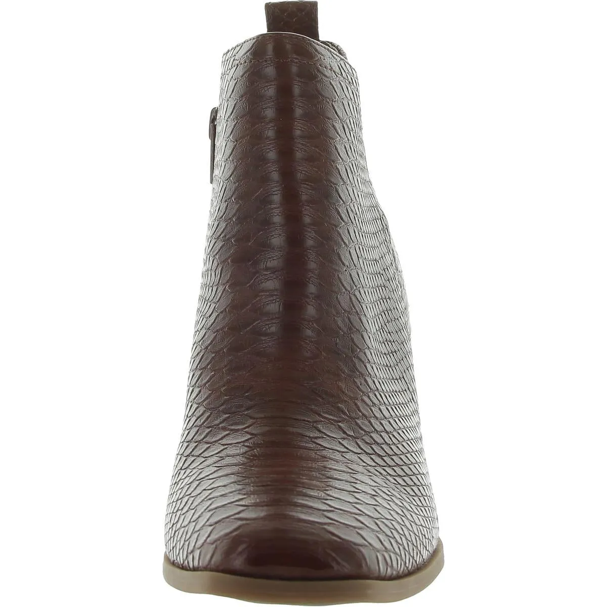 Polly Womens Faux Leather Padded Insole Ankle Boots