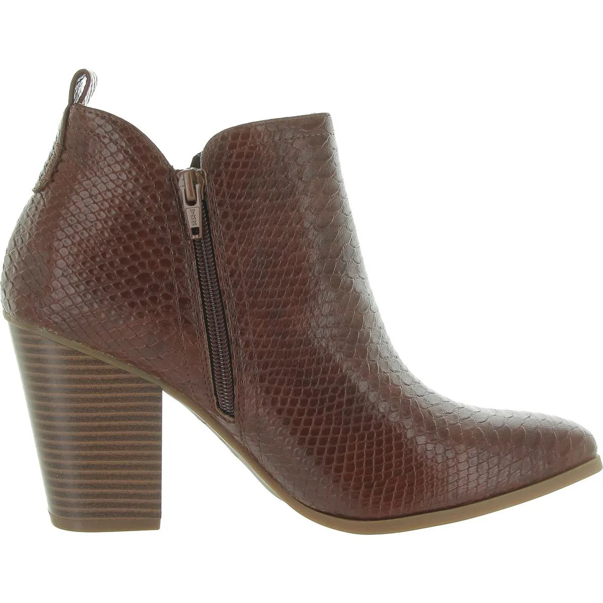 Polly Womens Faux Leather Padded Insole Ankle Boots