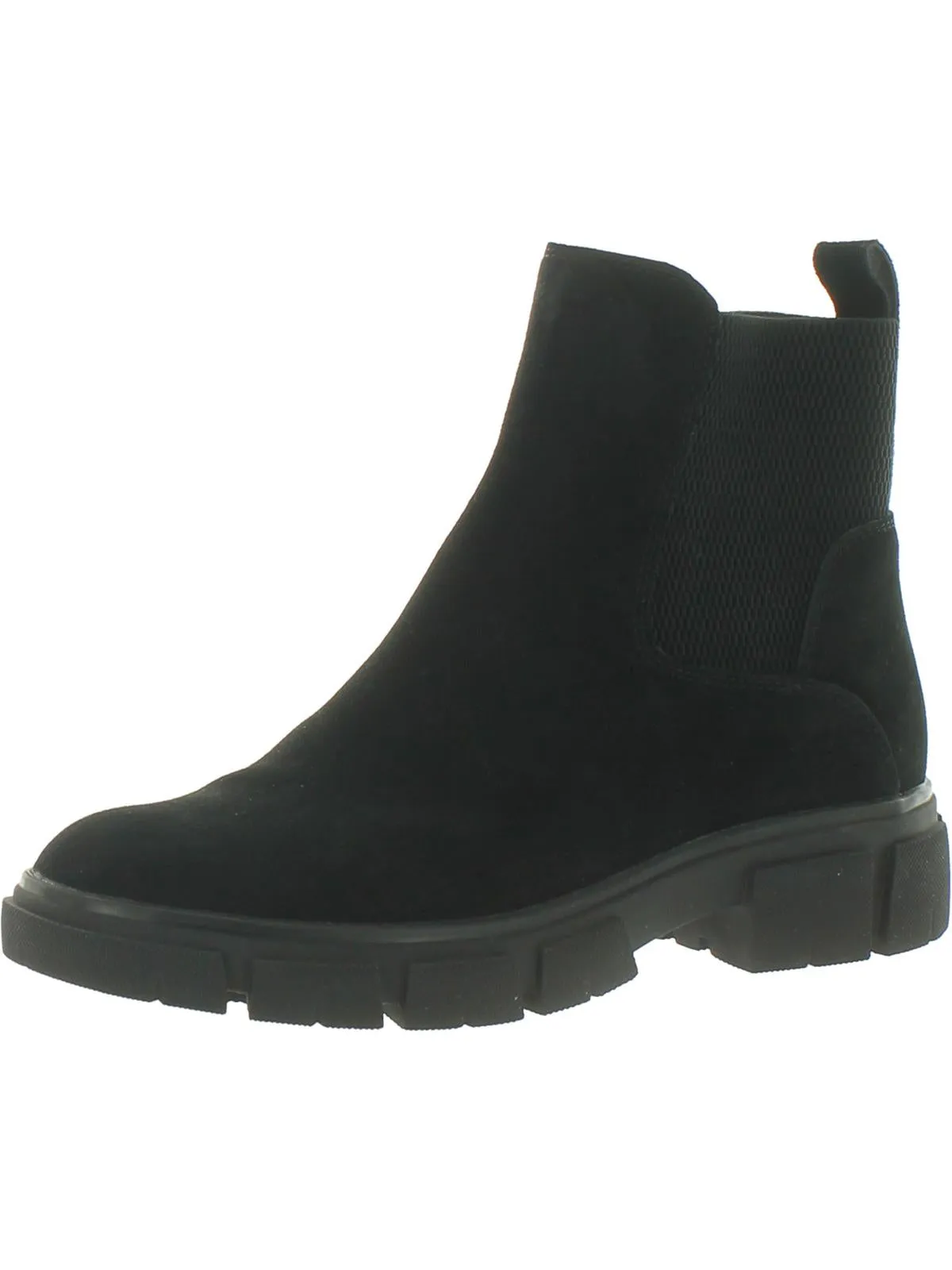 Priya Womens Suede Zip Up Chelsea Boots