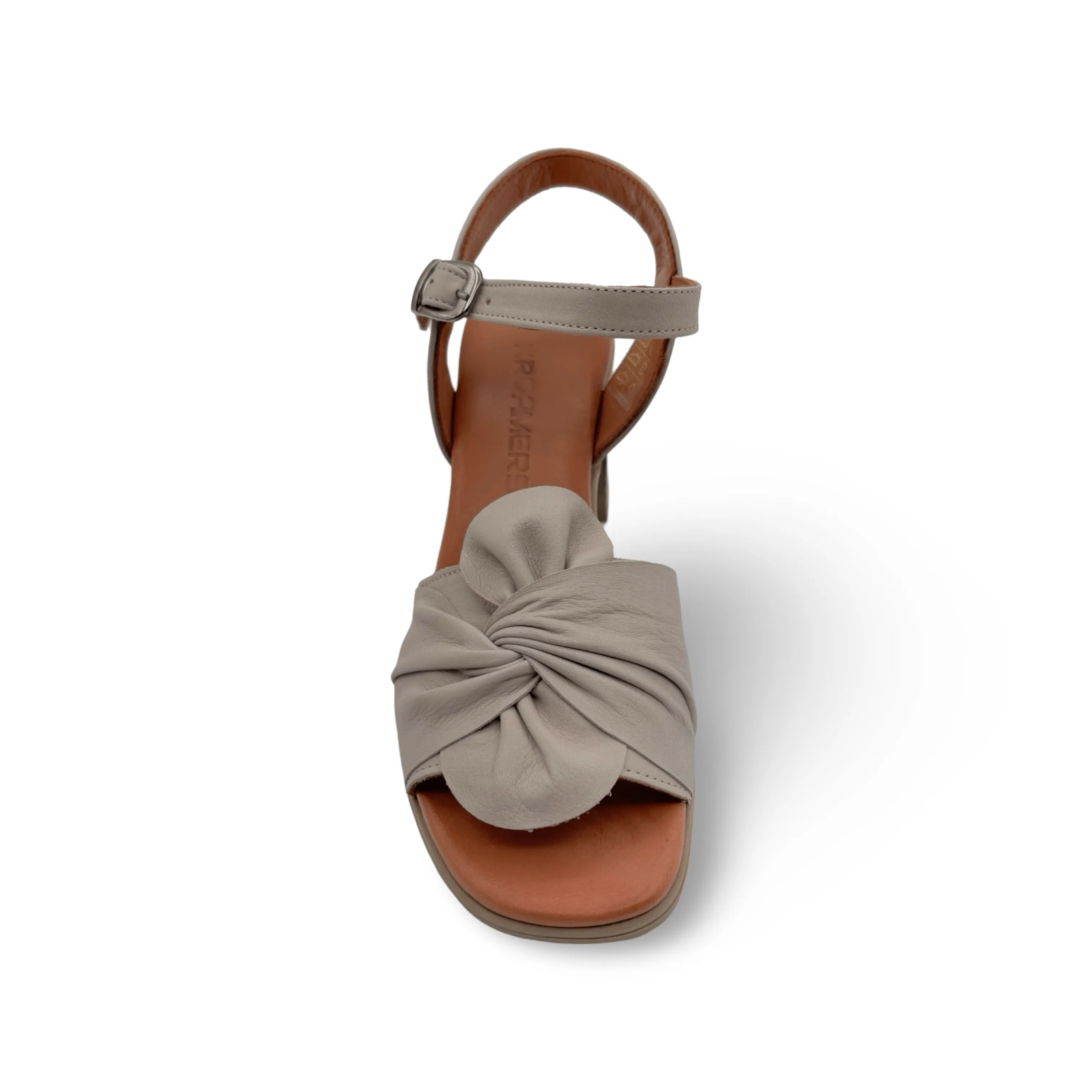 Quana Silver Grey Heel Sandal