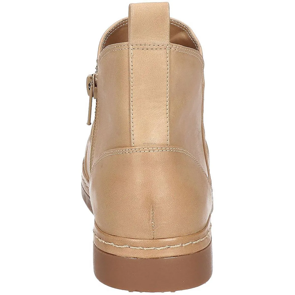 Raquel Womens Zipper Leather Booties