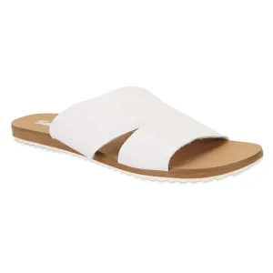 Rascal Slide in White Leather