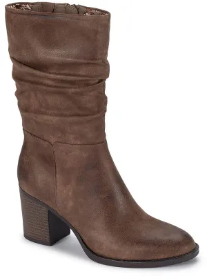 Raz  Womens Faux Suede Dressy Ankle Boots