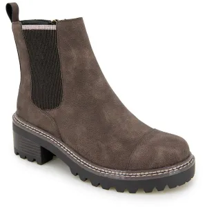 Reed Womens Zipper Leather Booties