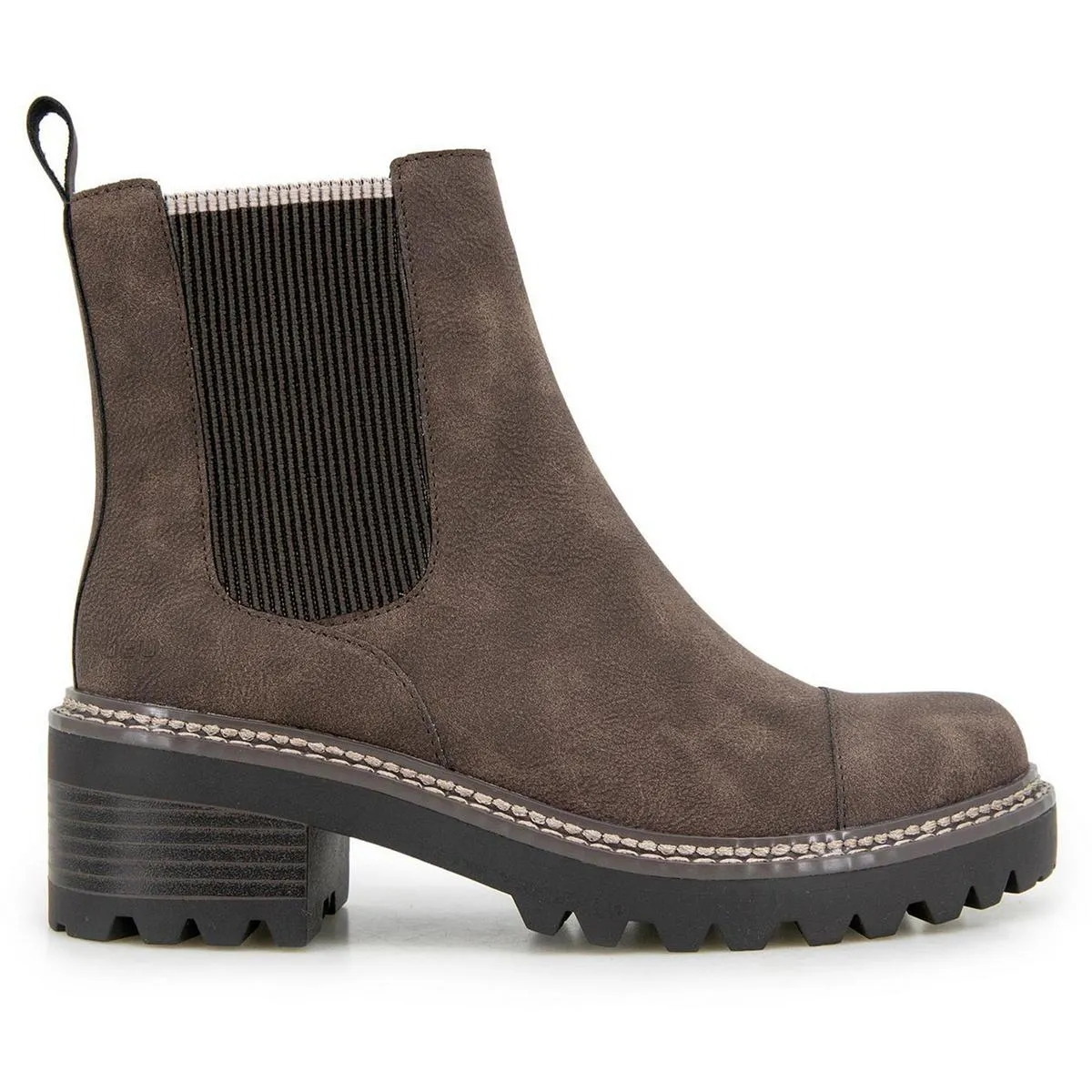 Reed Womens Zipper Leather Booties