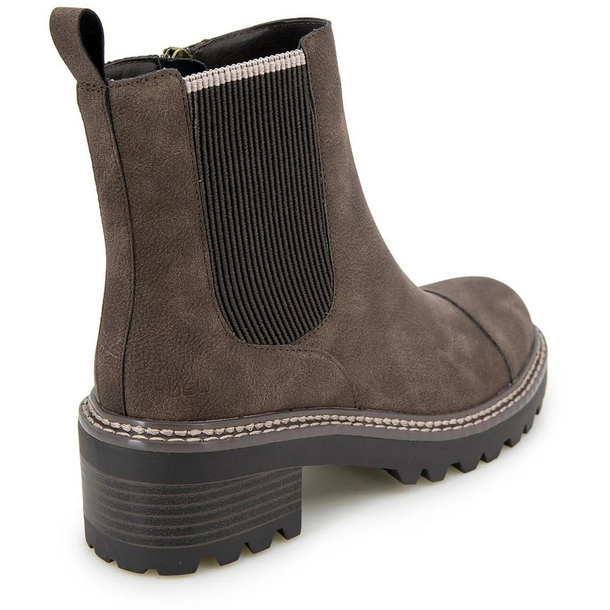 Reed Womens Zipper Leather Booties