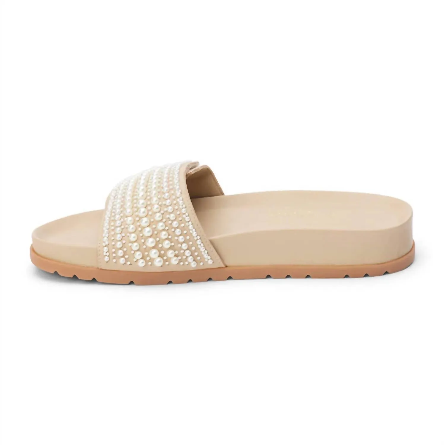 Reese Slide Sandal In Tan