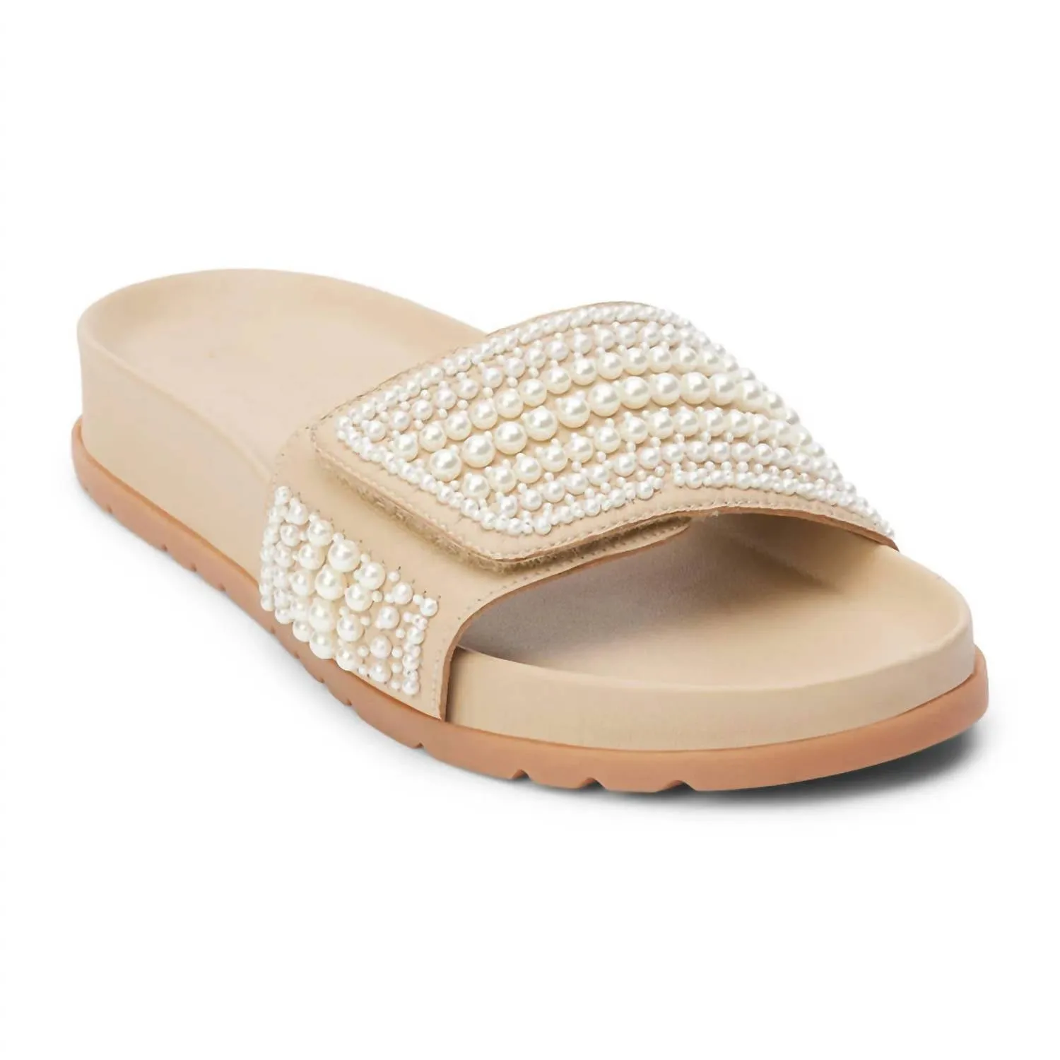 Reese Slide Sandal In Tan