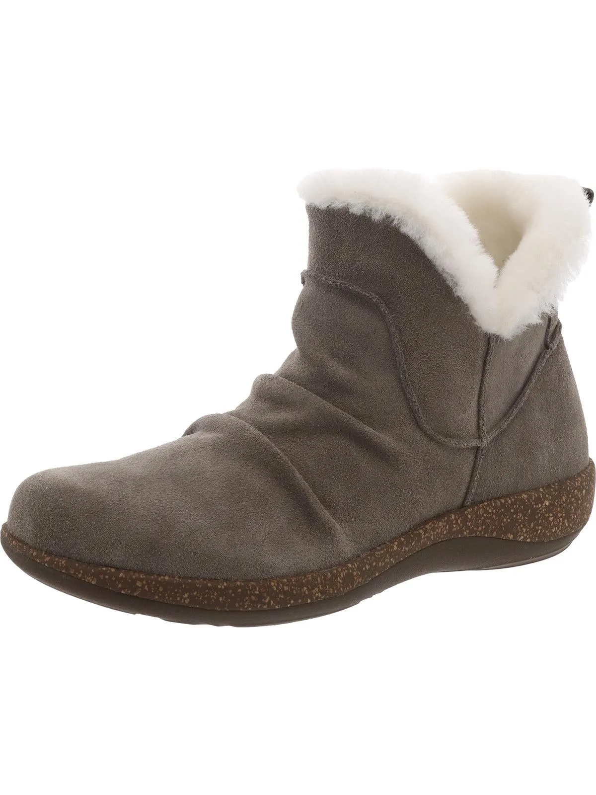 Remi Womens Leather Winter Mid-Calf Boots