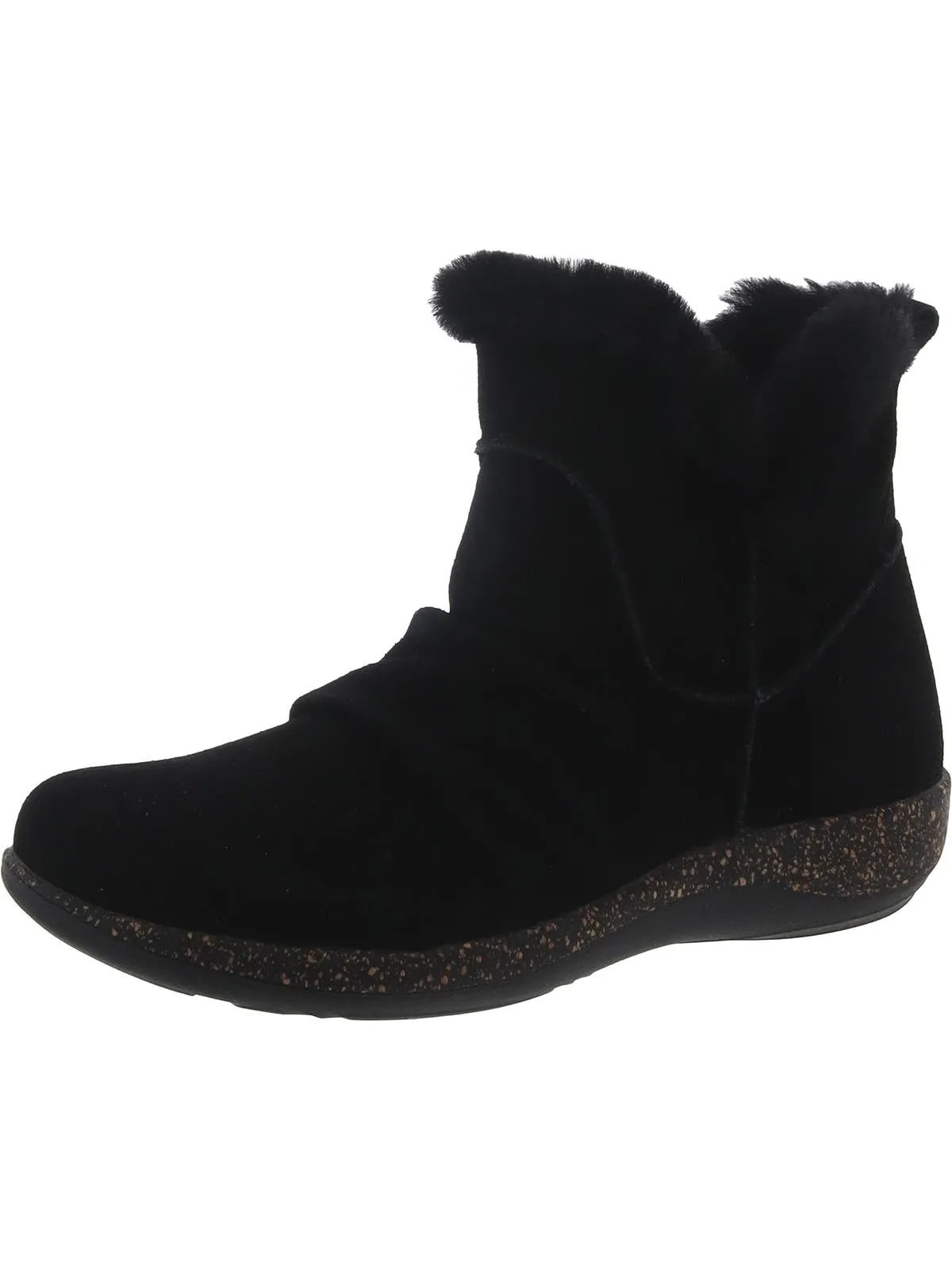 Remi Womens Leather Winter Mid-Calf Boots