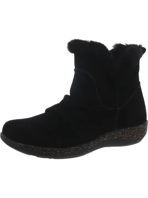 Remi Womens Leather Winter Mid-Calf Boots