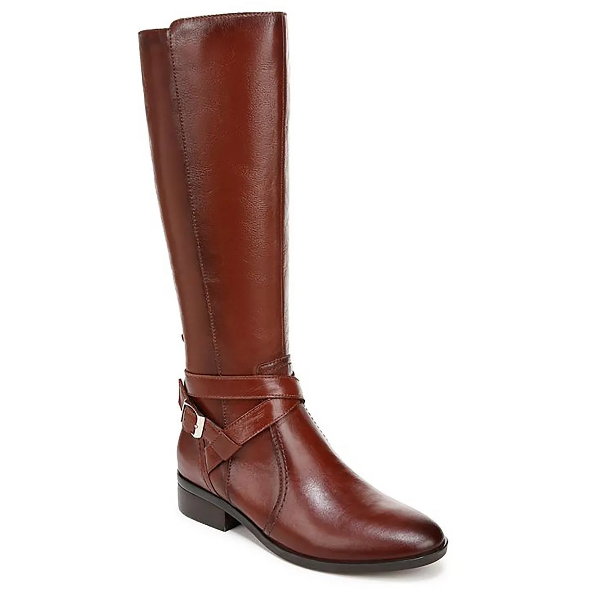 Rena 2 Womens Leather Tall Knee-High Boots