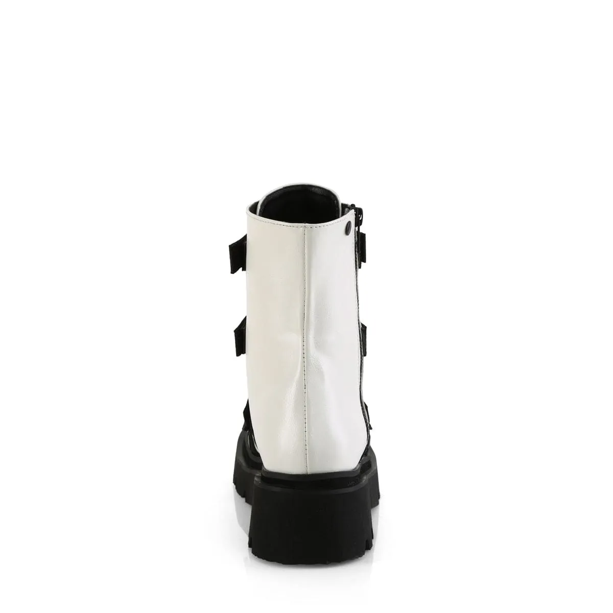 RENEGADE-50 White Vegan Leather-Nylon