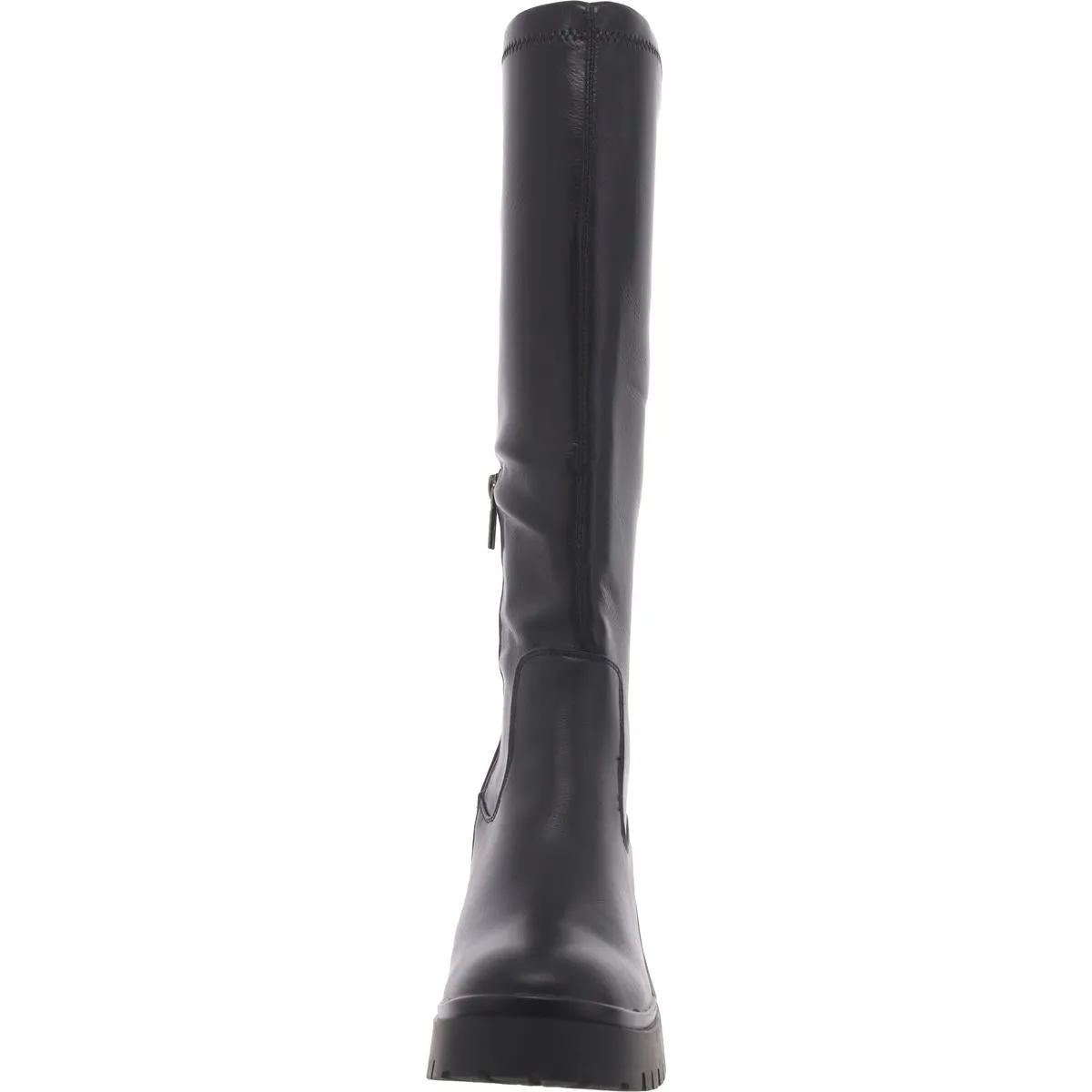 RIA Womens Leather Pull On Knee-High Boots