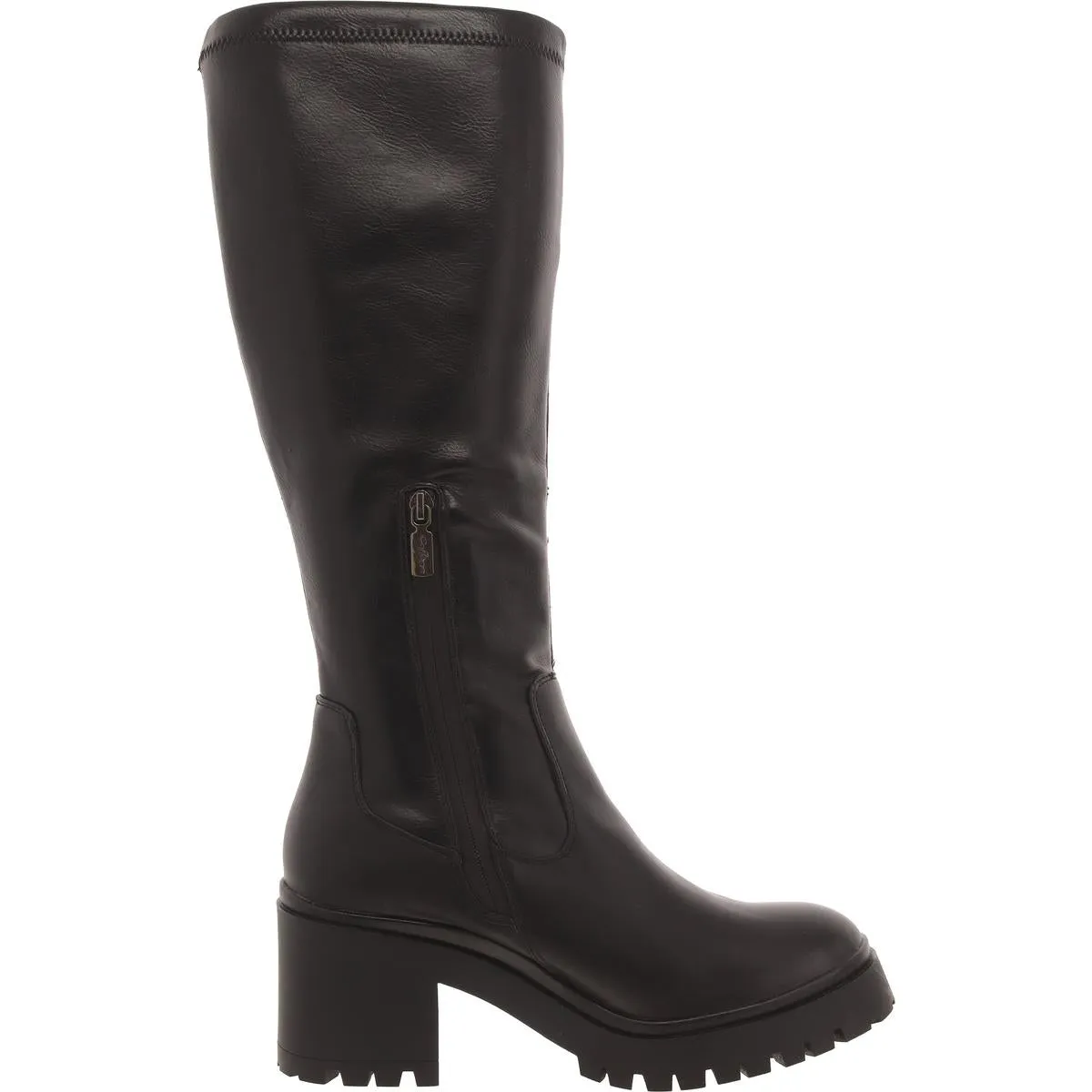 RIA Womens Leather Pull On Knee-High Boots