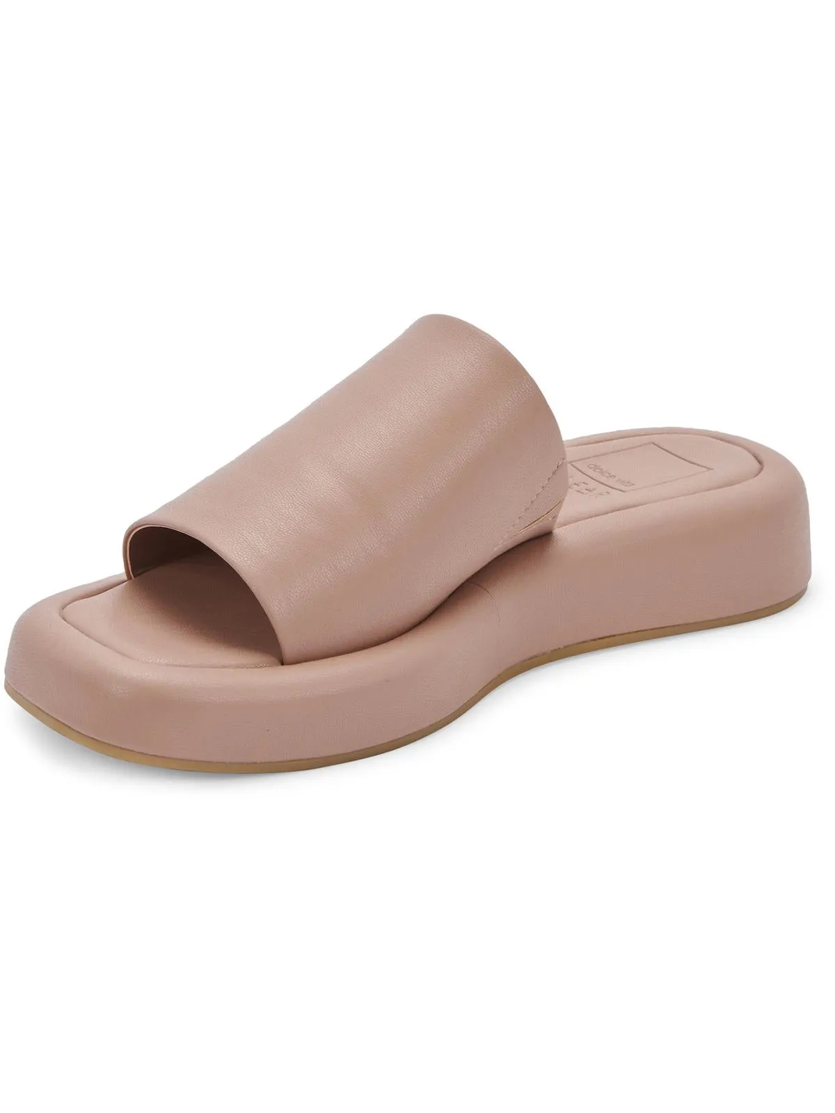 Rosco Womens Leather Slip On Mule Sandals