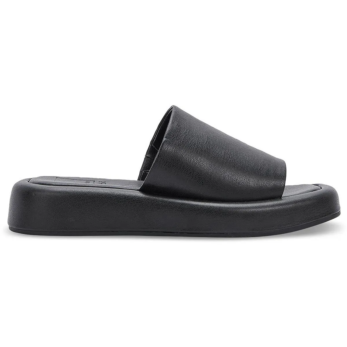 Rosco Womens Leather Slip On Mule Sandals