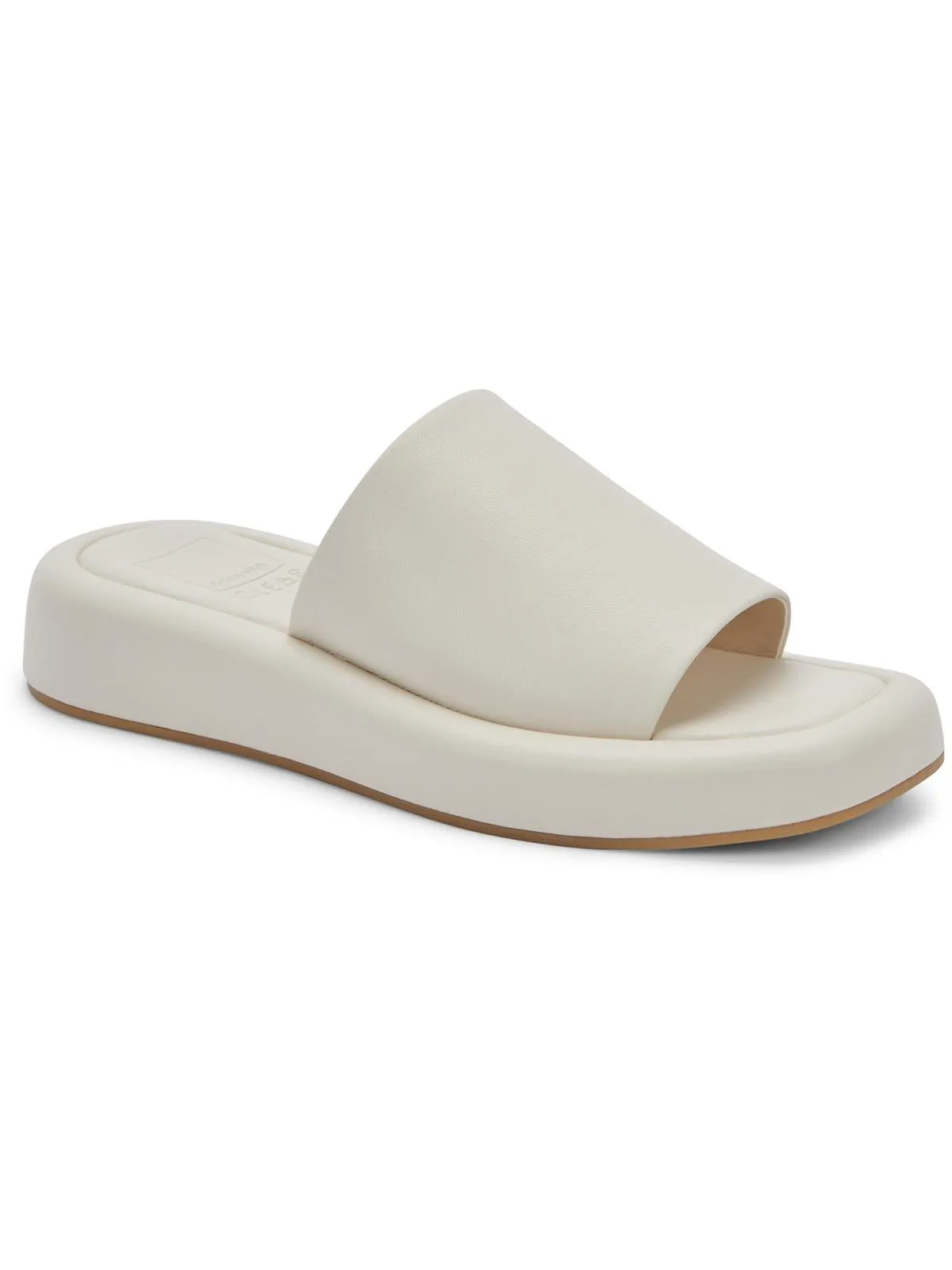 Rosco Womens Leather Slip On Mule Sandals