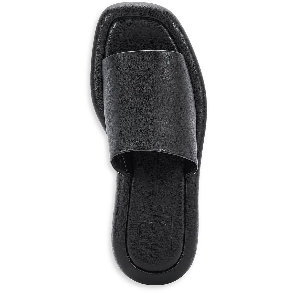 Rosco Womens Leather Slip On Mule Sandals