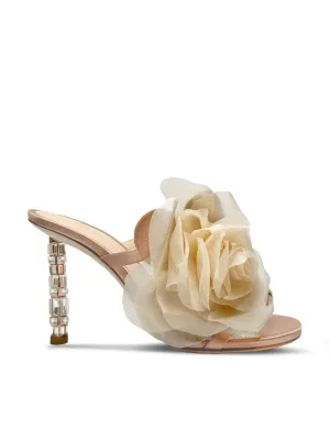 Rose Satin 100 Sandals