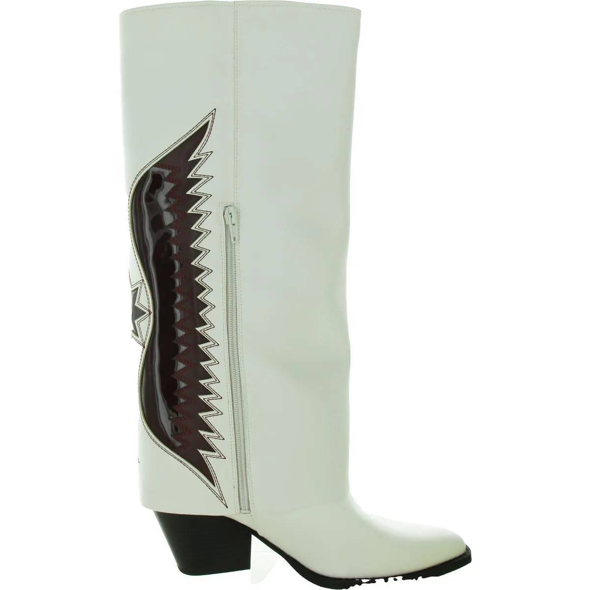 Rowena Womens Faux Leather Knee-High Boots