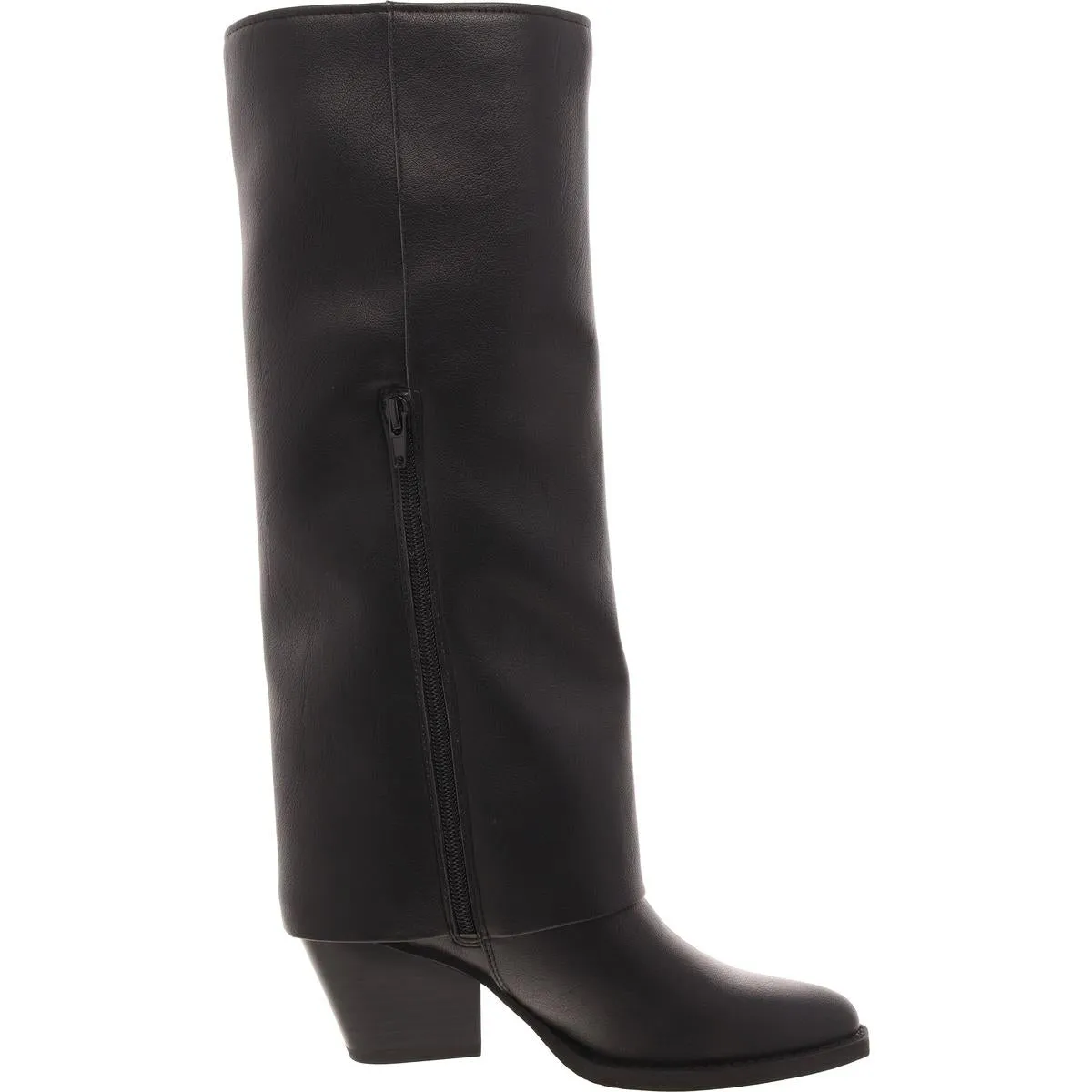 Rowena Womens Faux Leather Knee-High Boots