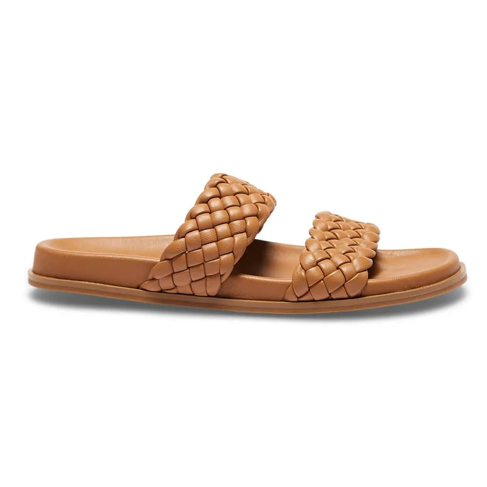 Rumour Slide in Tan Leather