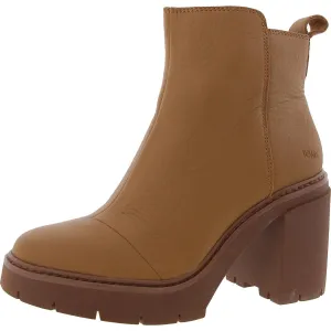 RYA Womens Zipper Leather Booties