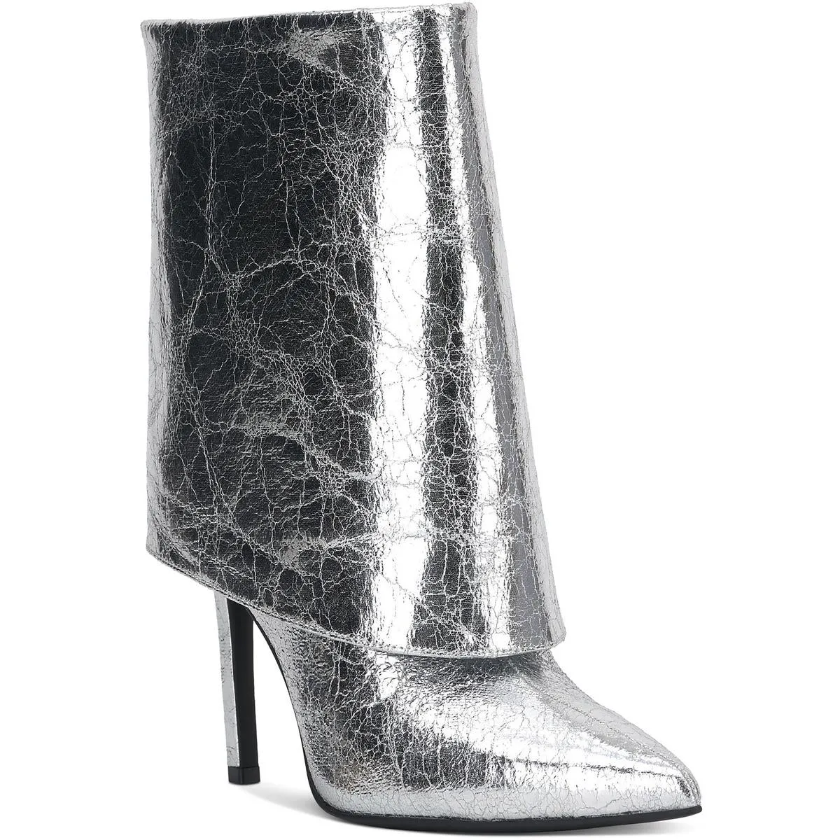 SABEEL Womens Cuffed Manmade Booties