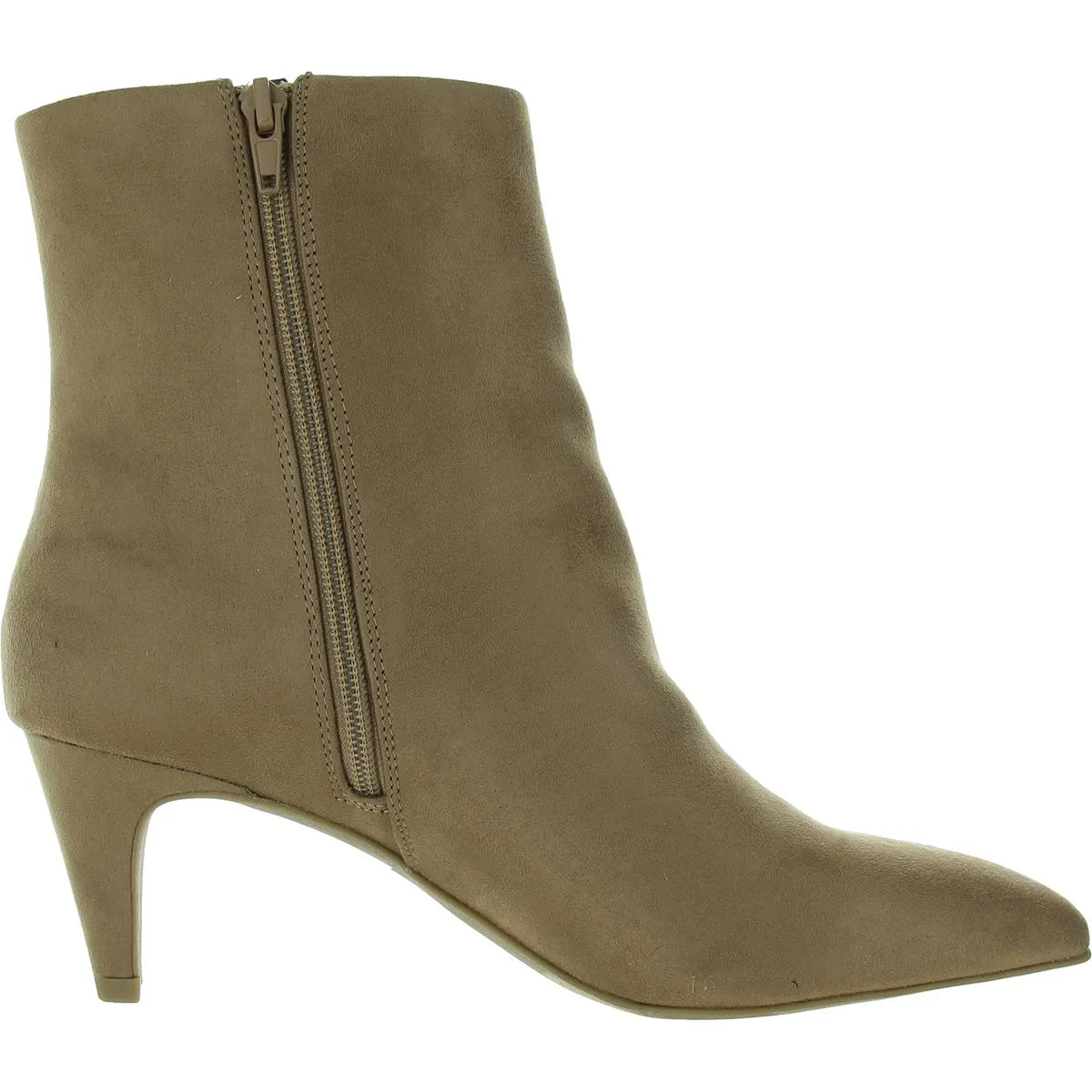 Sabryna Womens Solid Faux Suede Ankle Boots