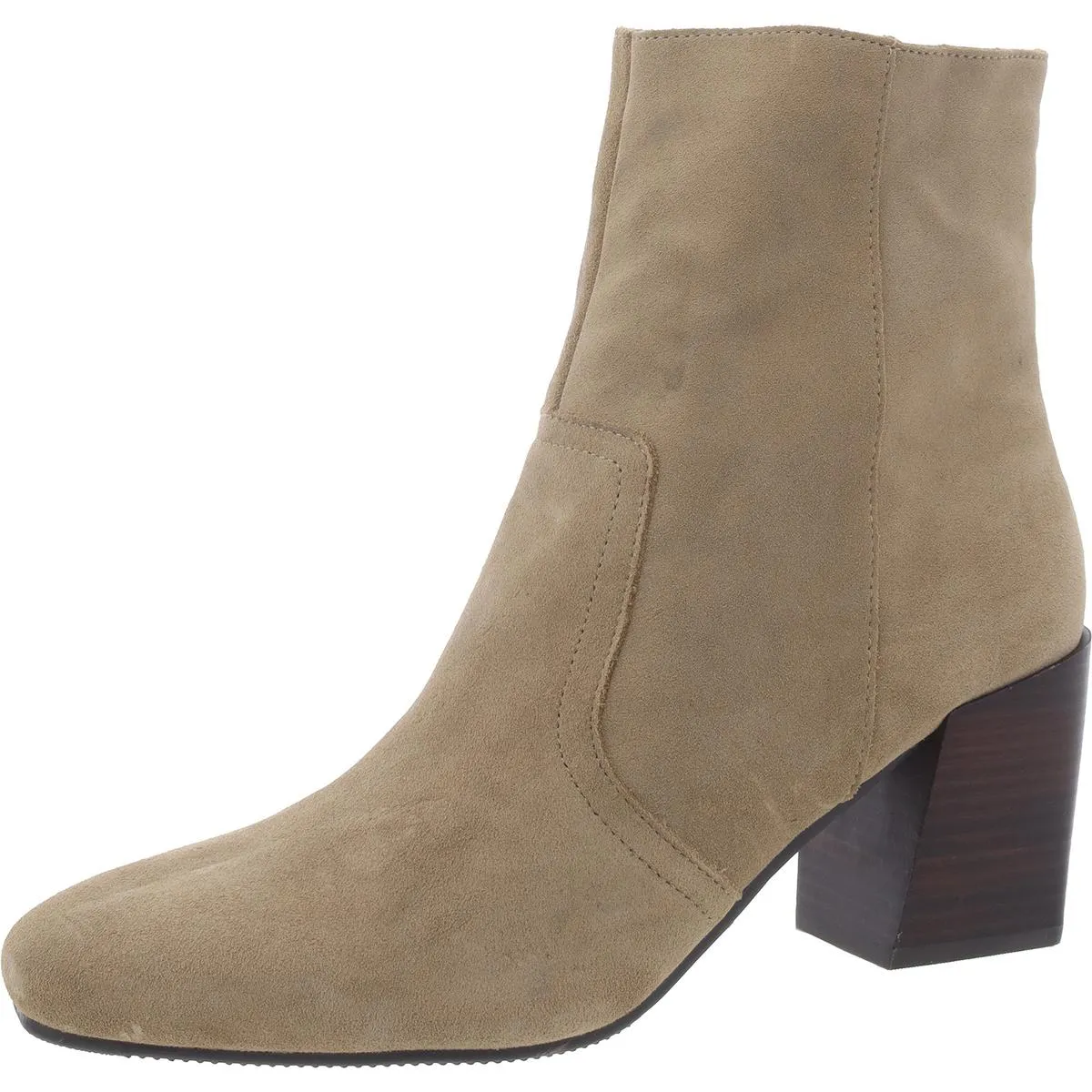 Sadie Womens Suede Heels Ankle Boots