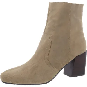 Sadie Womens Suede Heels Ankle Boots