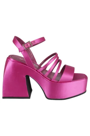 Satin Pink Bulla Chibi Sandals
