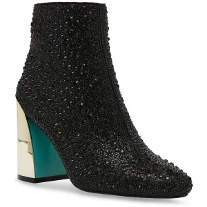 SB-HUGO Womens Rhinestone Man Made Ankle Boots