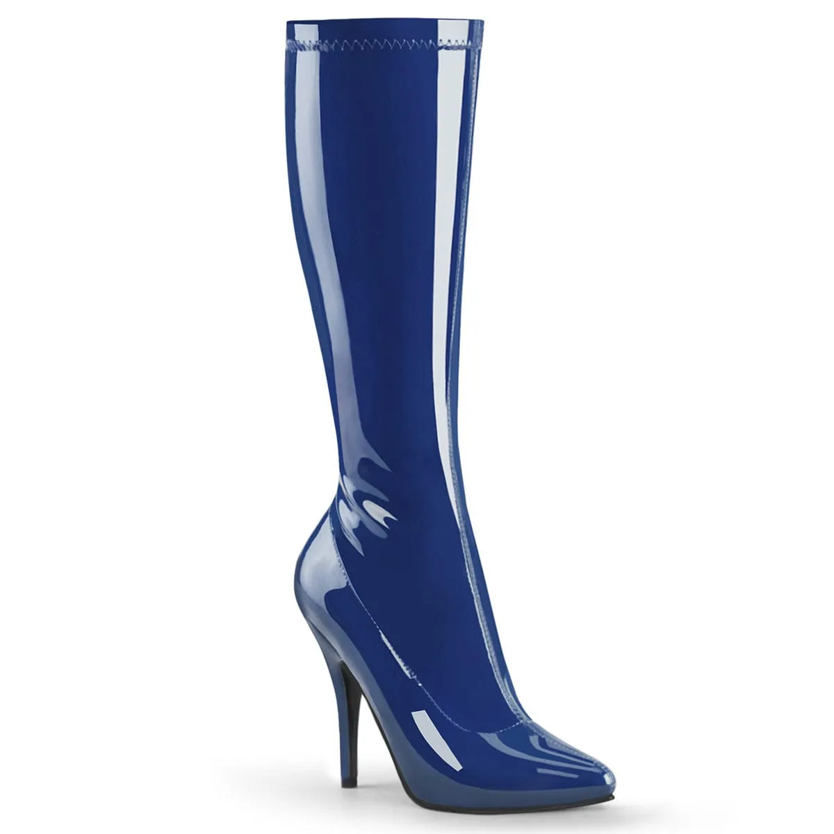 SEDUCE-2000 Navy Blue Stretch Patent
