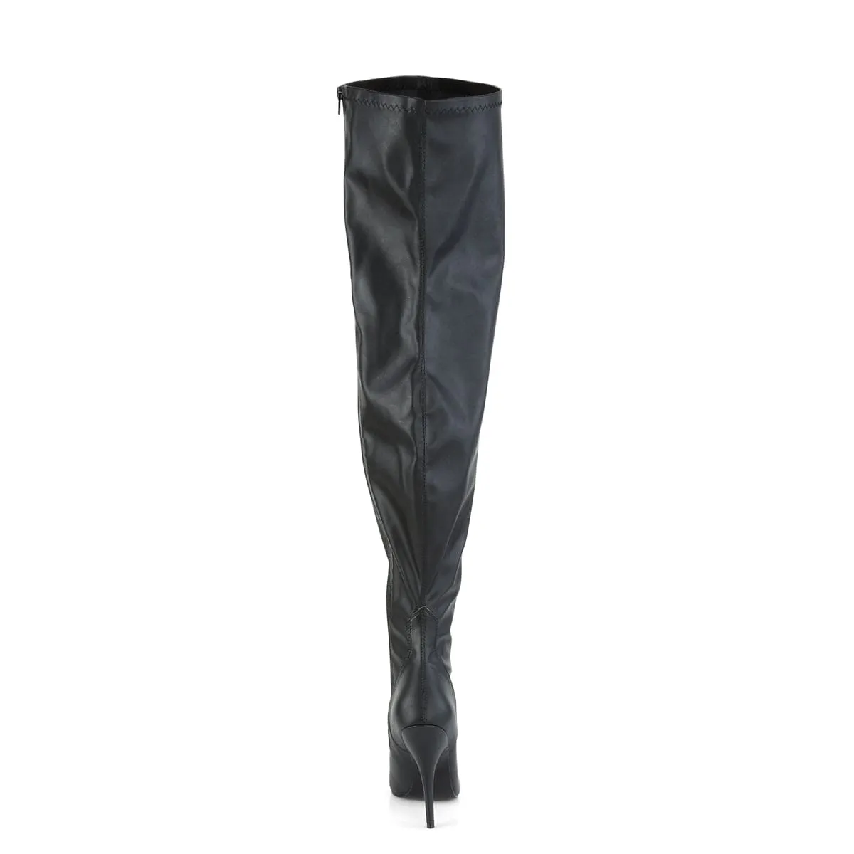 SEDUCE-3000WC Black Stretch Faux Leather