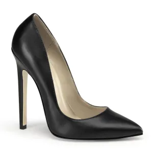 SEXY-20 Black Faux Leather