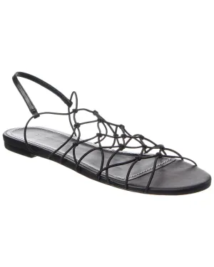 STAUD Gio Knot Leather Sandal